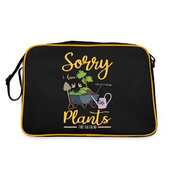 Jardinier plante tomate arrosoir disant cadeau - Sac Retro - noir/or - Dos