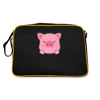 Porc majeur - Sac Retro - noir/or - Dos