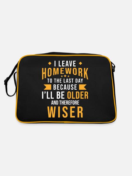 Devoirs - Sac Retro - noir/or - Dos