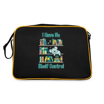 I have no Shelf Control - Sac Retro - noir/or - Dos