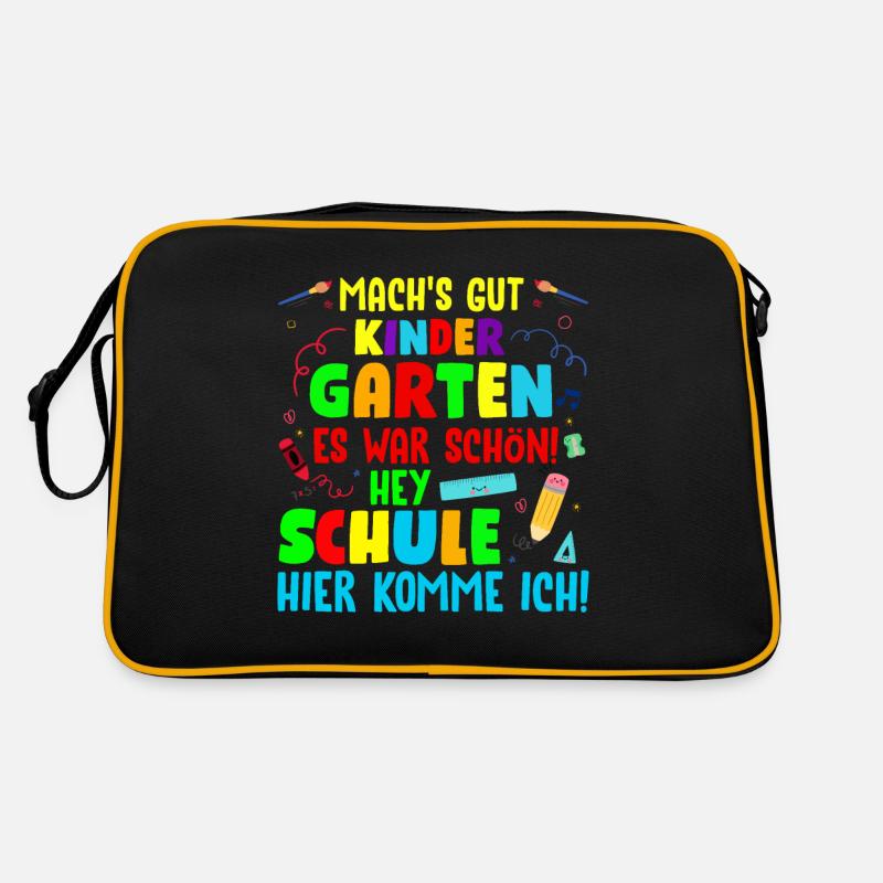 Kinder Einschulung Schulkind 2022 Erster Schultag Retro Tasche