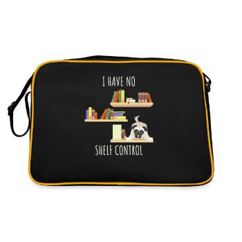 I have no Shelf Control - Sac Retro - noir/or - Dos