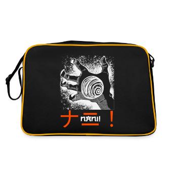 Nani ! Qu’est-ce qu’il Funny Japanese Anime Cadeau - Sac Retro - noir/or - Dos