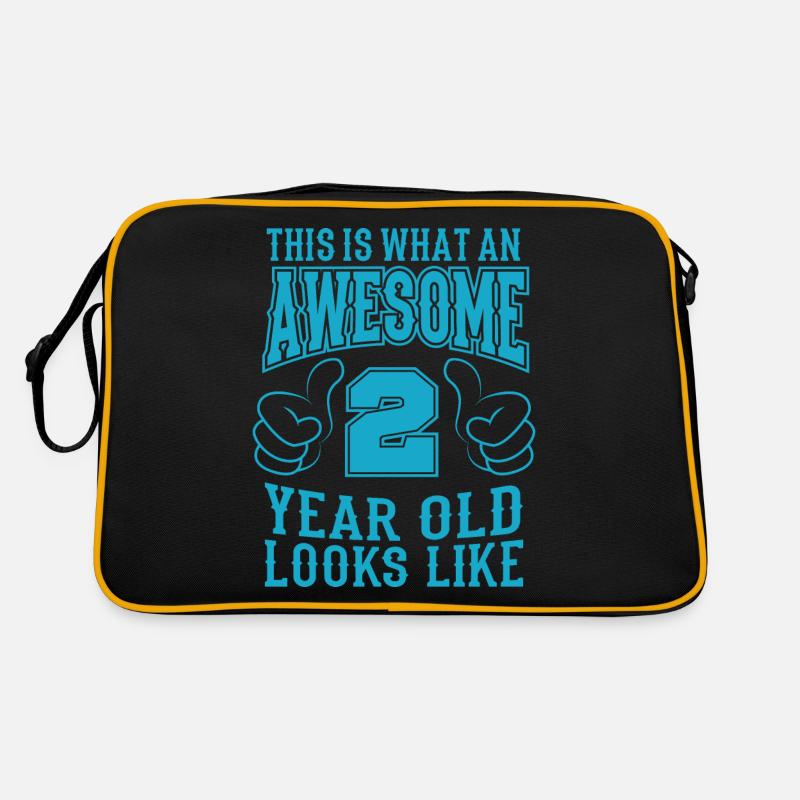 JE SUIS 2 ANS 2 anniversaire garçons 2 ans Sac Retro