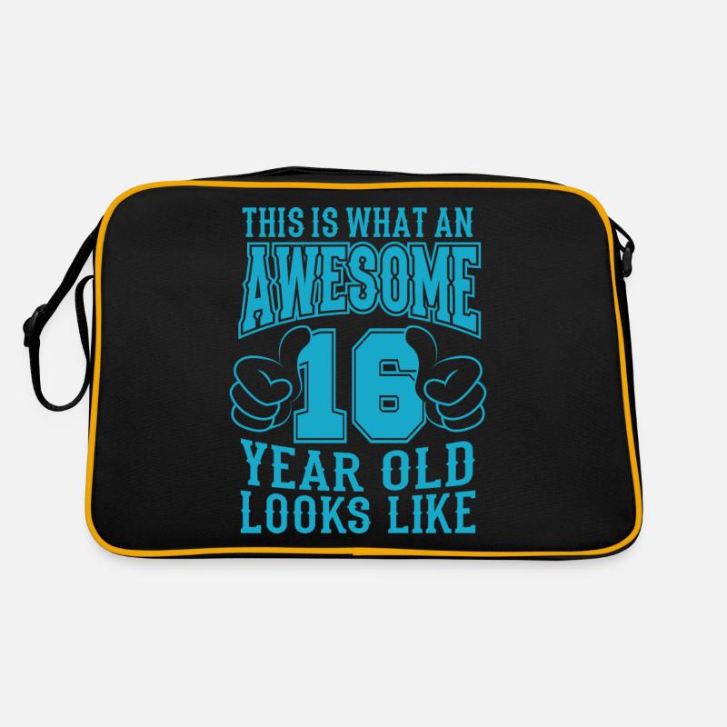 J’ai 16 ans 16 ans de vie garçons 16 ans Sac Retro