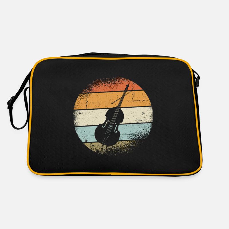 Kontrabass Retro Tasche