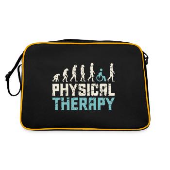 Physiotherapist profession - Retro Bag - black/gold - Back