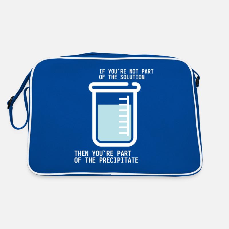 Solution chimiste chimie cadeau science Sac Retro