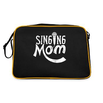 Chanteuse Maman Chant Chant chant chanteur - Sac Retro - noir/or - Dos