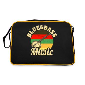 Bluegrass Banjo Guitar - Retro Bag - black/gold - Back