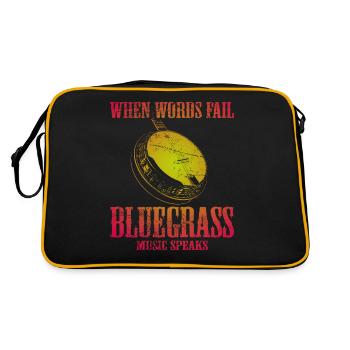 Bluegrass Banjo Guitar - Retro Bag - black/gold - Back