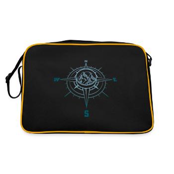Boussole - Sac Retro - noir/or - Dos