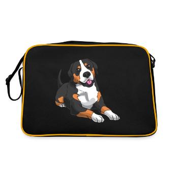 Grand Sennenhund suisse - Sac Retro - noir/or - Dos