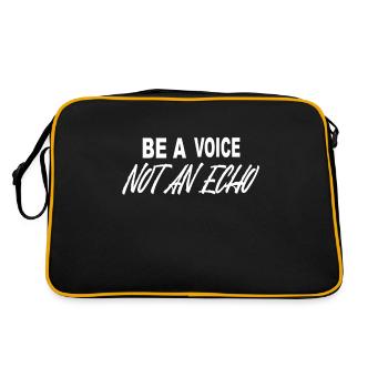 1000 voix contre 10 - Sac Retro - noir/or - Dos