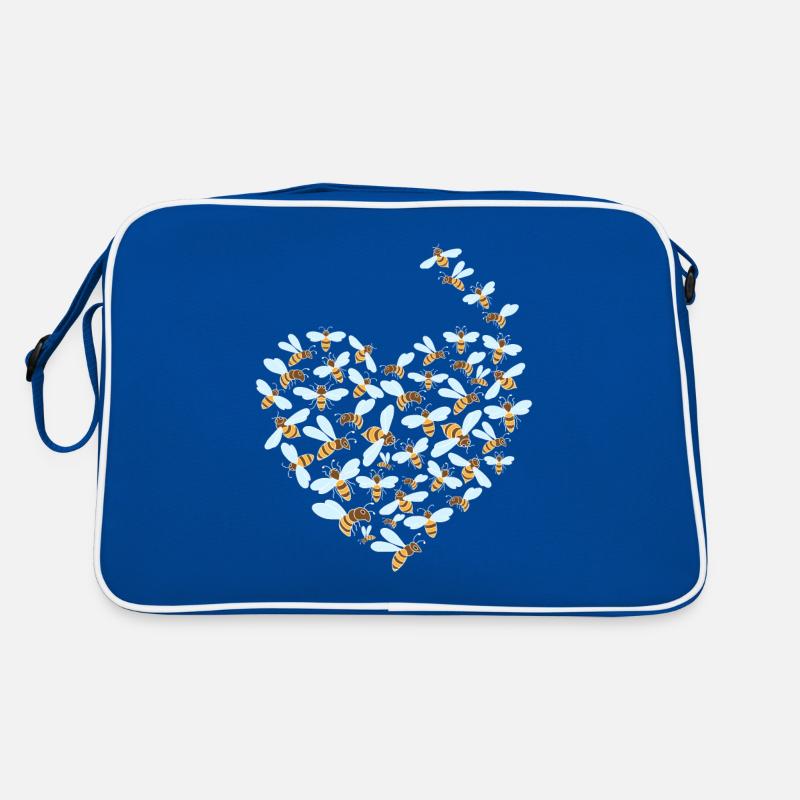 Beekeeper bee honey gift flowers Retro Bag