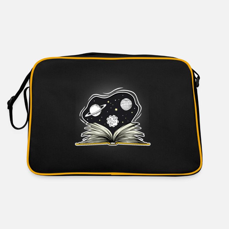 Space Weltraum Retro Tasche