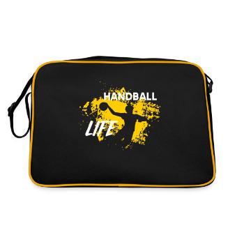 Handball de handball - Sac Retro - noir/or - Dos