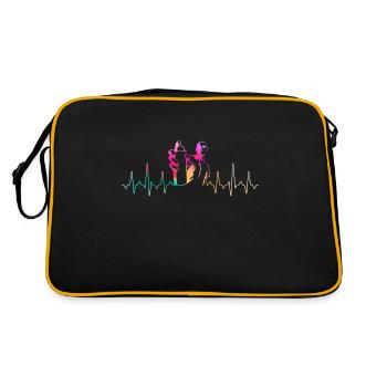 graffiti - Retro Bag - black/gold - Back