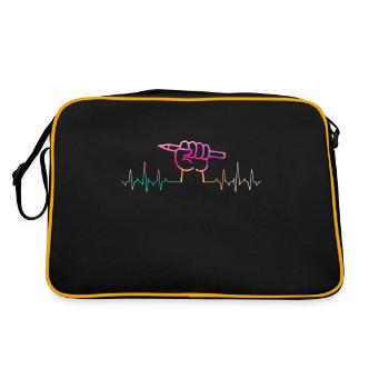 Draughtsman Drawing Pen - Retro Bag - black/gold - Back