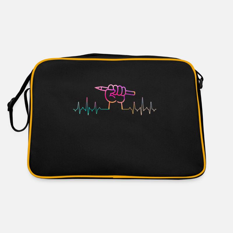 Zeichner Zeichnen Zeichenstift Retro Tasche