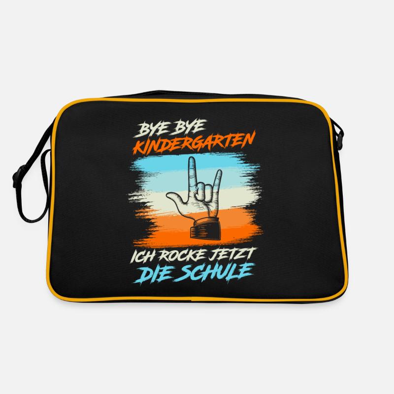 Schulanfänger Jungen Geschenk Schulbeginn Retro Tasche