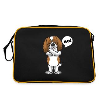 Stuer Cavalier King Charles Spaniel - Sac Retro - noir/or - Dos