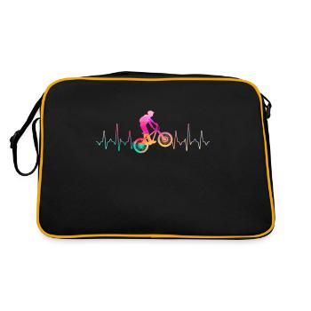 MTB Heartbeat - Sac Retro - noir/or - Dos