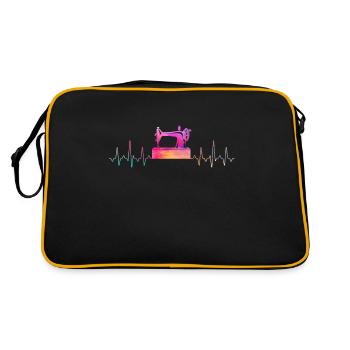 Machine à coudre Coudre Heartbeat - Sac Retro - noir/or - Dos