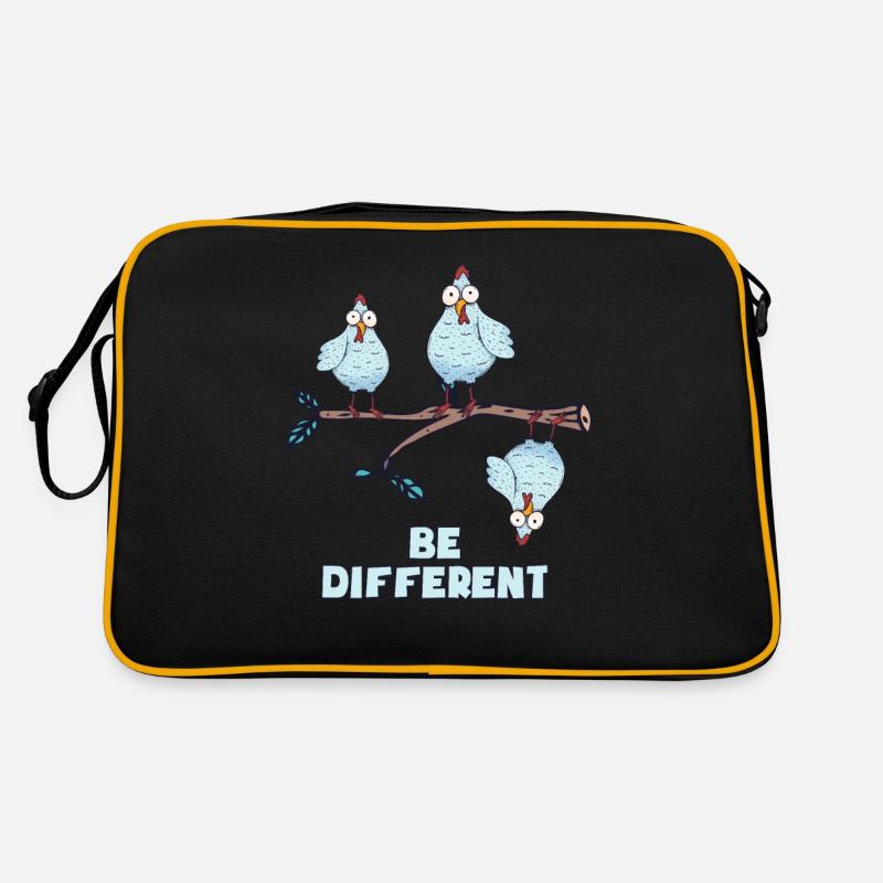 BE DIFFERENT Retro Tasche