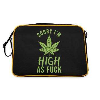 Cannabis - Sac Retro - noir/or - Dos