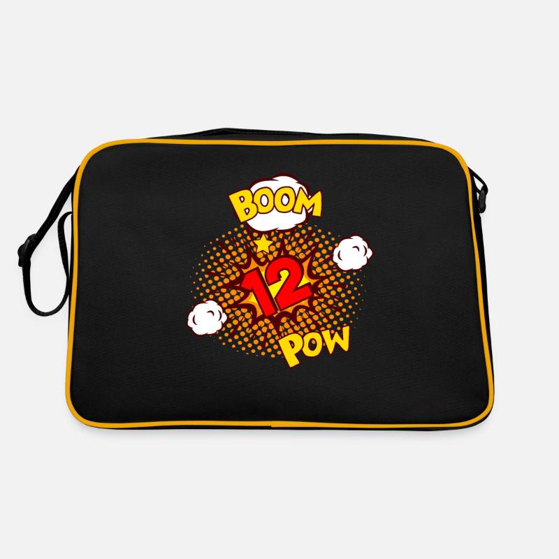COMIC BIRTHDAY 12 years boy 12 birthday Retro Bag