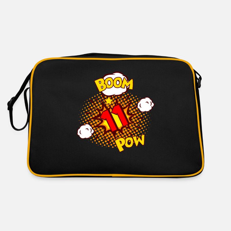 COMIC BIRTHDAY 11 years boy 11 birthday Retro Bag