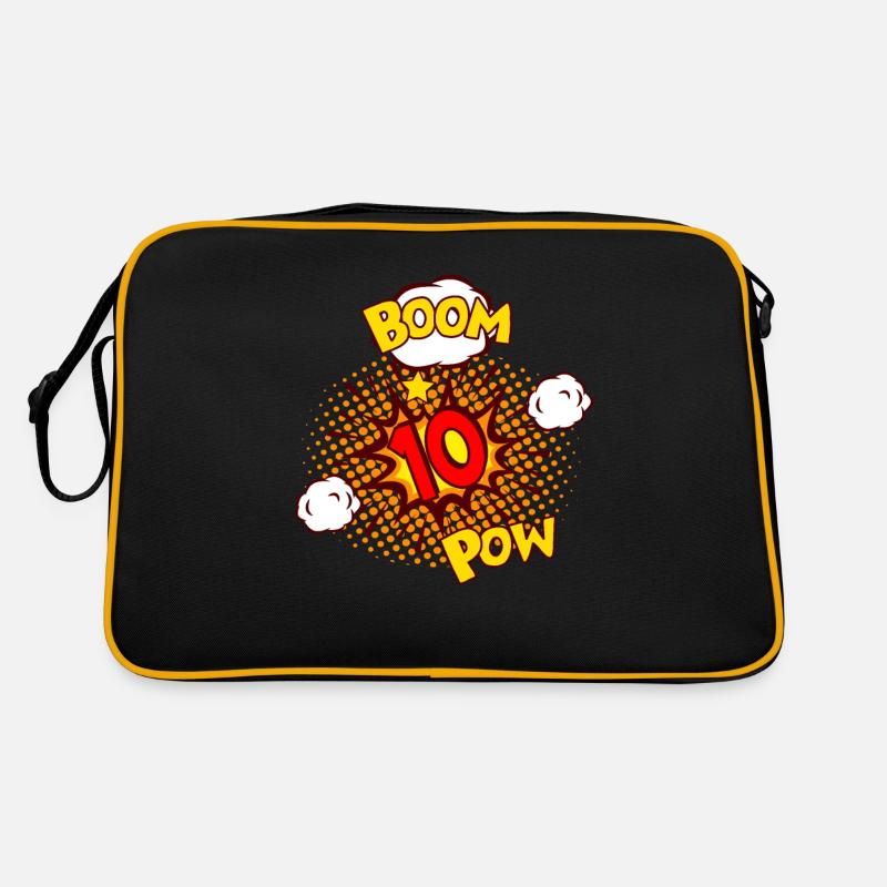 BD ANNIVERSAIRE 10 ans garçon 10 ans Sac Retro