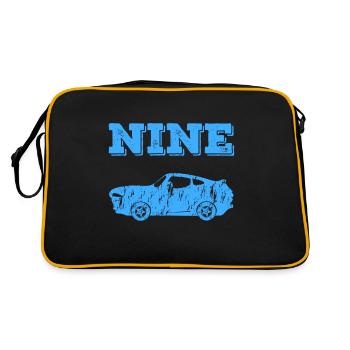 9 Anniversaire Jeune Muscle Voiture voiture 9 anniversaire - Sac Retro - noir/or - Dos