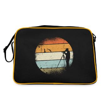 Cadeau ornithologue - Sac Retro - noir/or - Dos