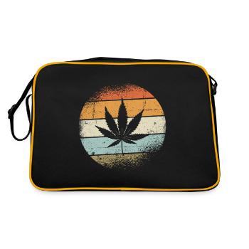 Cannabis Retro - Sac Retro - noir/or - Dos