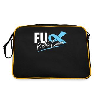 Prostate cancer lutte rengaine santé cadeau - Sac Retro - noir/or - Dos