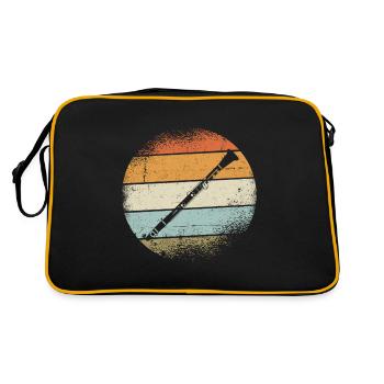 clarinette - Sac Retro - noir/or - Dos