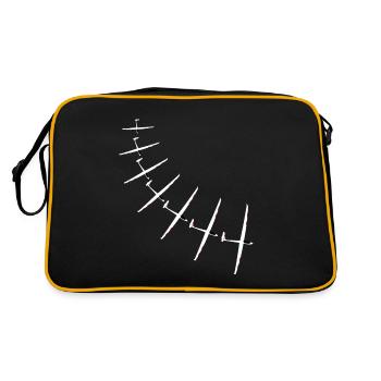 Planeurs Planeurs Planeurs - Sac Retro - noir/or - Dos