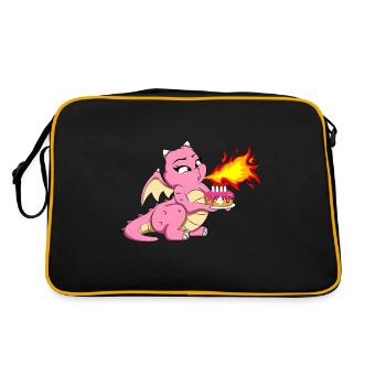 JE SUIS DÉJÀ 4 4 anniversaire fille 4 ans - Sac Retro - noir/or - Dos