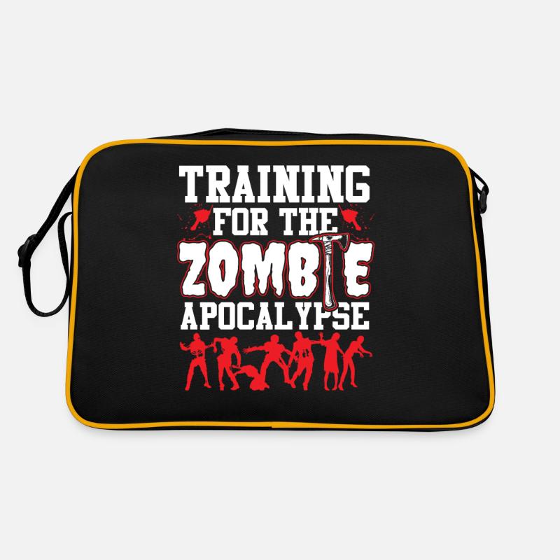 Training für Zombie Apocalypse Retro Tasche