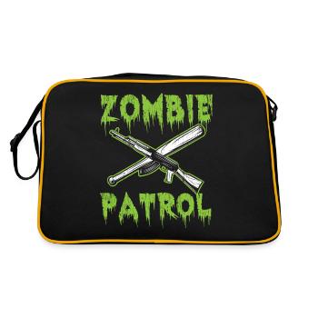 Zombie Patrolie - Retro Bag - black/gold - Back
