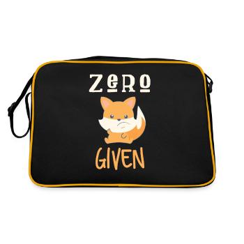 Zero Fox Given - Retro Bag - black/gold - Back