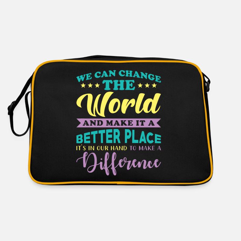 Beau sort meilleur monde Sac Retro