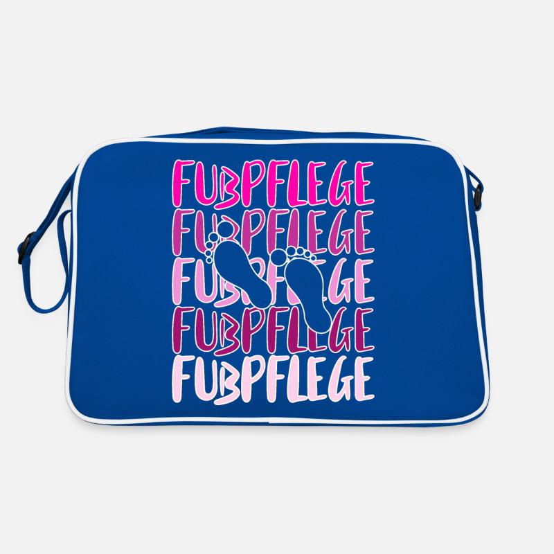 Fußpflege Pediküre Podologe Nagelstudio Geschenk Retro Tasche