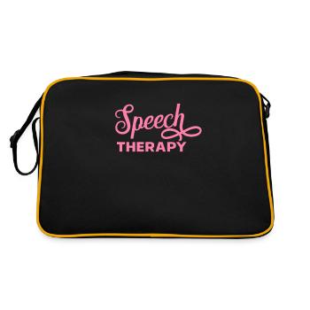 Orthophonie Orthophoniste Orthophonie orthophoniste - Sac Retro - noir/or - Dos