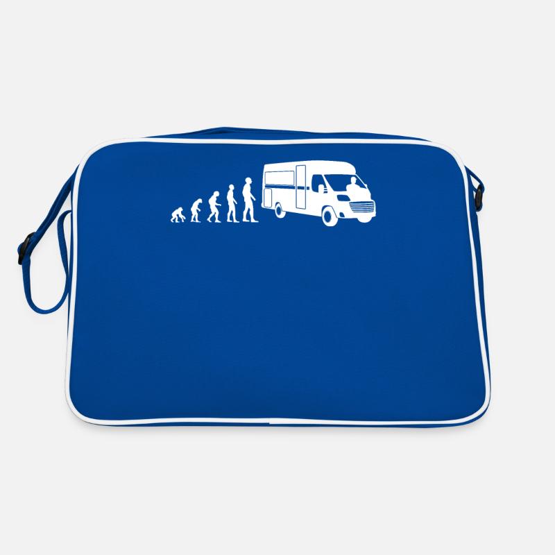 Camping Camper Wohnmobil Van Evolution Geschenk Retro Tasche