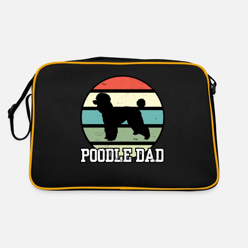 Poodle Dad I Retro Poodle Dad Sac Retro