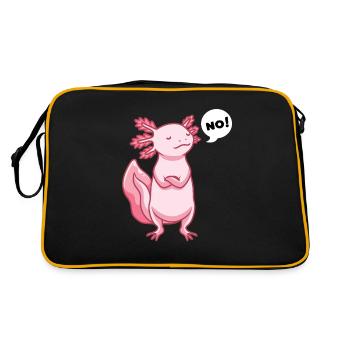 Axolotl muet - Sac Retro - noir/or - Dos