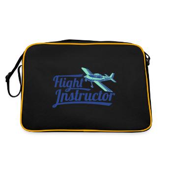 Instructeur de vol à moteur Instructeur de vol Flight - Sac Retro - noir/or - Dos